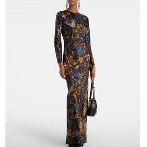 Veronica Beard Gemma floral silk-blend maxi dress